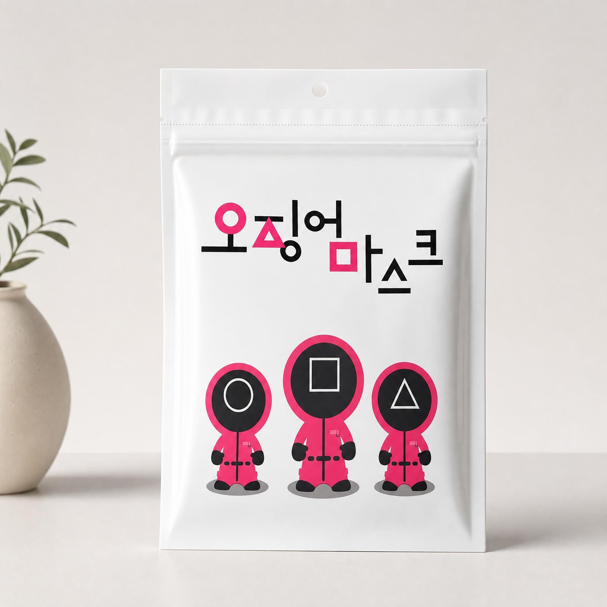 스탠딩 지퍼 파우치 제작 사례 — 지퍼백 파우치